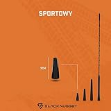 BlackNugget® Uniwersalna Antena Samochodowa 3cm - Dachowa z Pierwszorzędną Jakością Odbioru AM & FM - Krótki Pręt