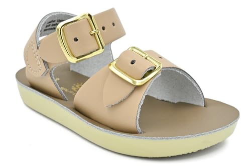 Salt Water Sandals Sun-San Surfer, Latte, Size Infant 3
