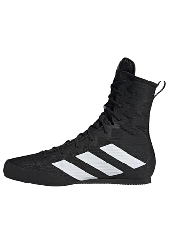 adidas Unisex-Adult Box Hog 4 Boxing, Black/White/Black, 9