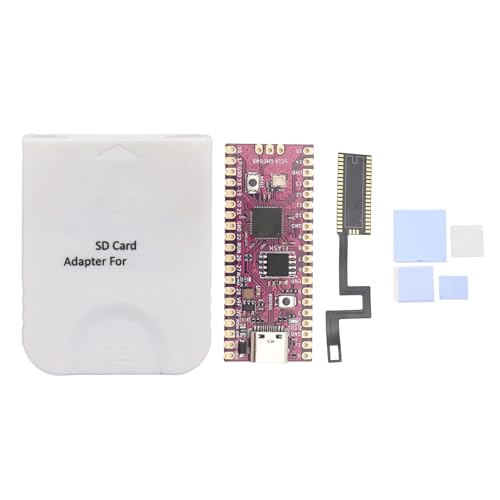 POENVFPO Ribbon Cable Kit Installation for Retro Games Console, Compatible with GC DOL 001, USB C Interface, 16 MB Flash Memory for RPI 4B 3B, 5 Established 5 Pieces (White)