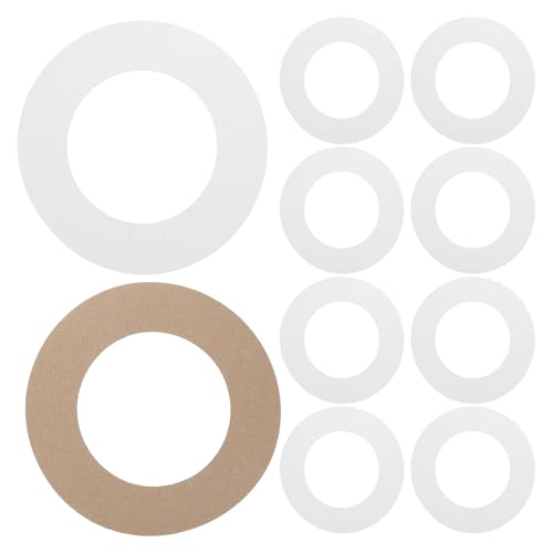 Ciieeo Joints pour Chauffe-Cire 50 Coussinets Chauffants en Papier Jetables Anneaux Anti-Encrassement pour Usage Professionnel en Institut