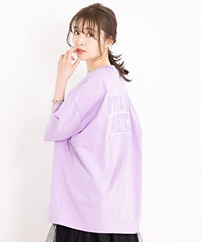 [ミルクフェド] Tシャツ WIDE S/S TEE POP LOGO レディース 