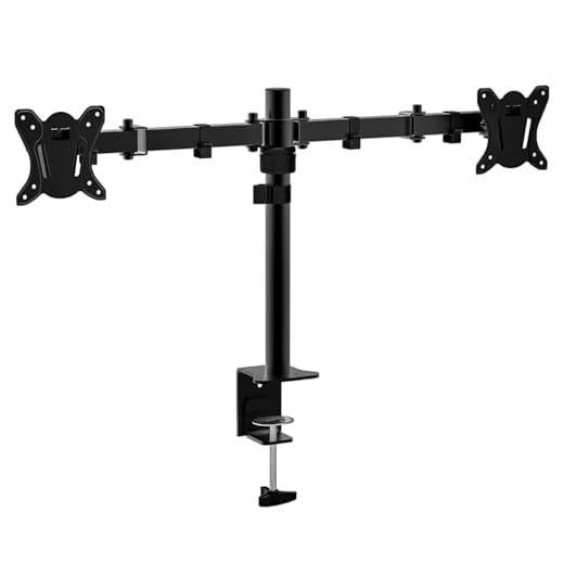 Suporte Para 2 Monitor Mageon M-101S Articulado de Mesa 13 á 27 Polegadas