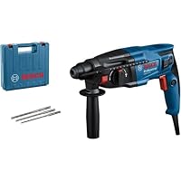 Bosch Professional Bohrhammer GBH 2-21 (mit SDS plus, inkl. 3x Drill Bit SDS plus, (6/8/10 mm), Zusatzhandgriff, Maschinentuch, Tiefenanschlag, Handwerkoffer) – Ansicht 4