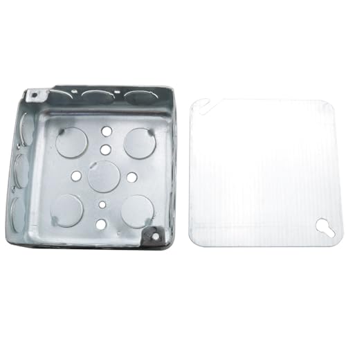 Boîte de jonction électrique en métal pour éviter les risques de court-circuit 10,2cm