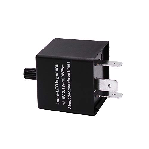 Huiqiaods Cf13 Jl-02 Ep34 3 Pin Adjustable Led Flasher 12.8 V 0.1W-150W Turn Singal Relay Lights Hyper Blink Flash Fix #TOP3