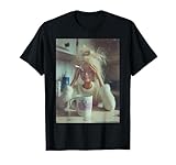 Funny Distressed Doll Face Meme Smoking Sarcastic Humor Gift T-Shirt