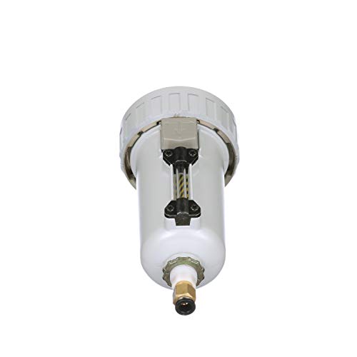 Pneumaticplus Sad402-N04D-Mep Compressed Air, External Water Trap Valve With Automatic Drain 1/2" Npt - Metal Bowl Sight Glass, 10 Micron #TOP7