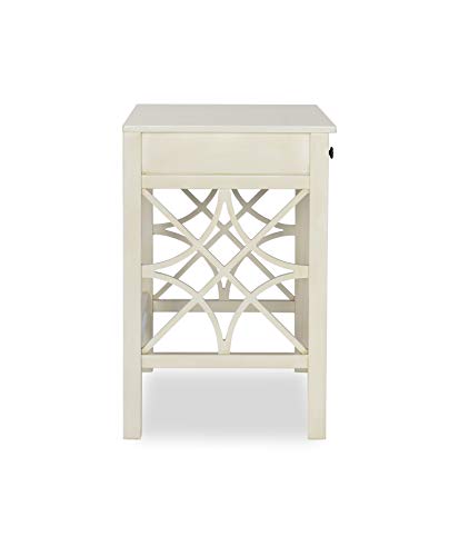 Linon Desk, Antique White, 38 X 20 X 30 #TOP7
