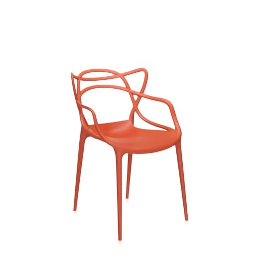 Kartell Masters, Stuhl, Orange Rost, 2er-Satz