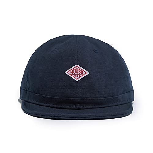 Clape Classic Retro Dad Cap Short Peak Baseball Cap Casual Sport Hat Vintage Plain Hat Snapback Hip Hop Cap Breathable Cycling NavyBlue BB5