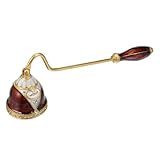 Art en émail permanent : appréciez les couleurs vives et durables de cet éteignoir à bougie, conçu pour sublimer votre décoration et vous servir d'outil fiable pour entretenir vos bougies. éteignoir à bougie en forme de feuille émaillée