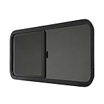 ToughGrade Horizontal Sliding 48" X 22" X 1-1/2" Black RV Window W/Trim Kit - Image 2