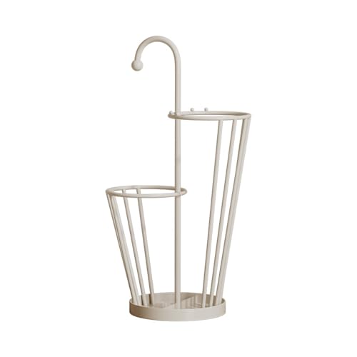 Porte-parapluies design avec bac d'égouttement pour entrée étroite