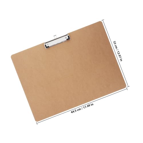 Porte-documents avec pince métallique de bureau pour rangement de documents et dessins