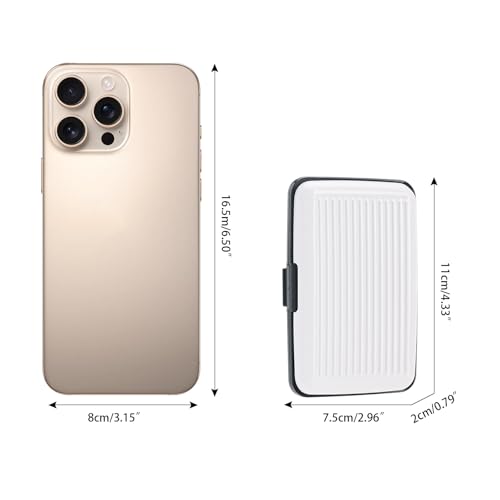 Image of Women Credit Cards Holder,RFID Blocking Protection Aluminum Metal Wallet for Men Women Business Card Holder