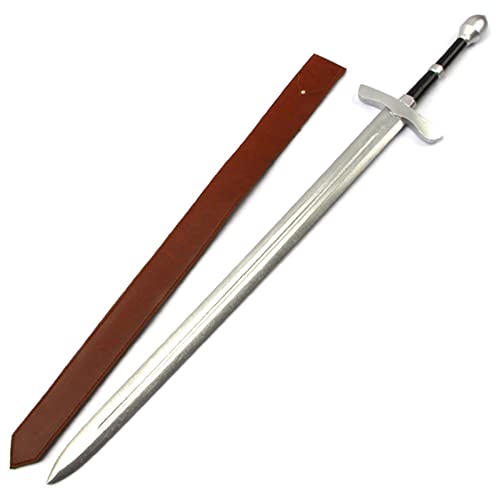 Espada de comando Espada de caballero Espada ceremonial Cosplay Espada de madera Modelo Cosplay Katanas Hoja Espada Arma Prop 1: 1 Película Espada Arma Juguetes Niños Adultos Arma Juegos de rol 114 cm Cover