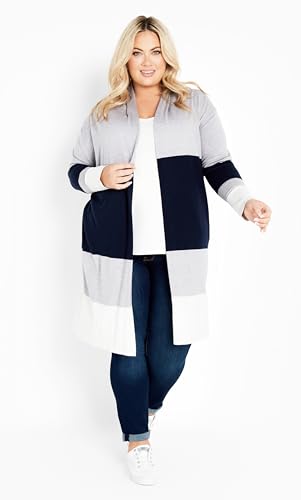 Image of Avenue Women's Keelyn Colorblock Cardigan