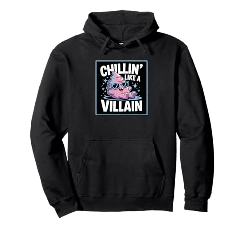 Chillin Like A Villain - Cono color Felpa con cappuccio crema