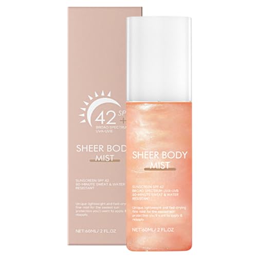 Protector solar en aerosol, protector solar ligero para uso en exteriores, protección UV fácil de transportar para cara y piel, fórmula impermeable para vacaciones, deportes, senderismo y uso diario