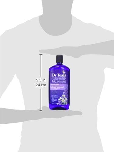 Dr Teal's Foaming Bath With Pure Epsom Salt Sleep Bath With Melatonin & Essential Oils 34 FL OZ