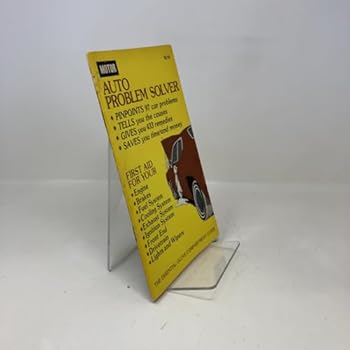 Paperback Motor Auto Problem Solver: The Essential Glove Compartment Guide Book