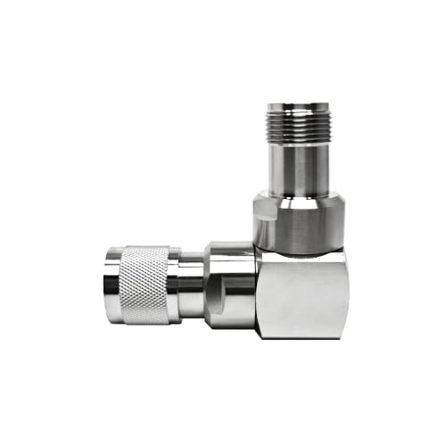 Adaptateur HN mâle coudé vers femelle pour câble coaxial 50 Ohm DC-6 GHz