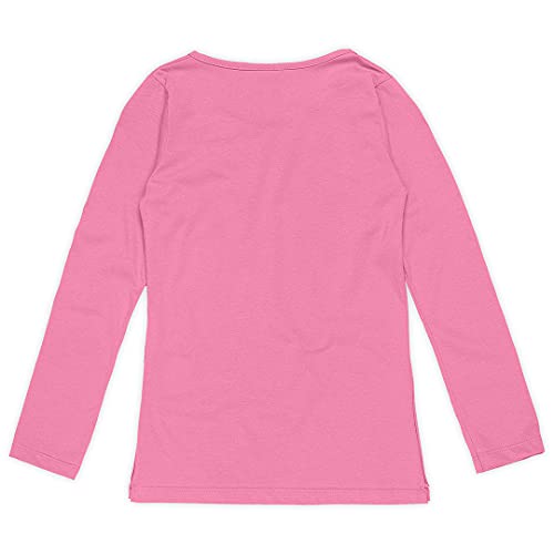 Blusa em meia malha Marisol Play meninas, Rosa Chiclete, 10