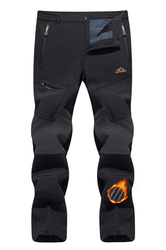 TACVASEN Winter Pants for Men Fleece Lined Snowboard Pants Men Water Resistant...