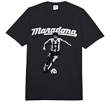 Distressed Diego Maradona Dribbling Vintage Soccer Legend Comfort Colors Adult Heavyweight T-Shirt