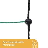 Kerbl Pet Kaninchennetz, Kaninchenzaun, Hasenzaun, Auslauf, Einzelspitze, 25mx65cm, Hasen, Kaninchen, frei gestaltbar, engmaschig