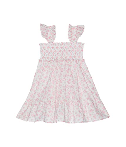 Janie and Jack Girl's Floral Smocked Dress (Toddler/Little Kids/Big Kids)