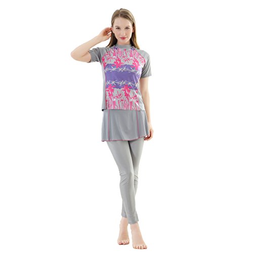 Burkini Set de Maillot de Bain Modest pour Femme BaronHong