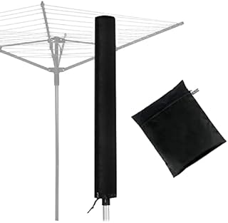 Premium Protective Cover for Rotary Dryer Washing Lines Weather-resistant Zip-Up Sleeve for all Brabantia Rotaries (168 x 30 cm)