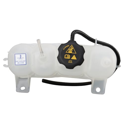 TRQ Radiator Coolant Reservoir Expansion Tank Overflow Bottle Compatible with 2019-2022 Jeep Cherokee CH3014182