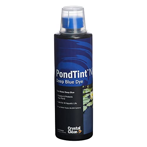 CrystalClear PondTint Colorant for Outdoor Water Garden & Freshwater Koi