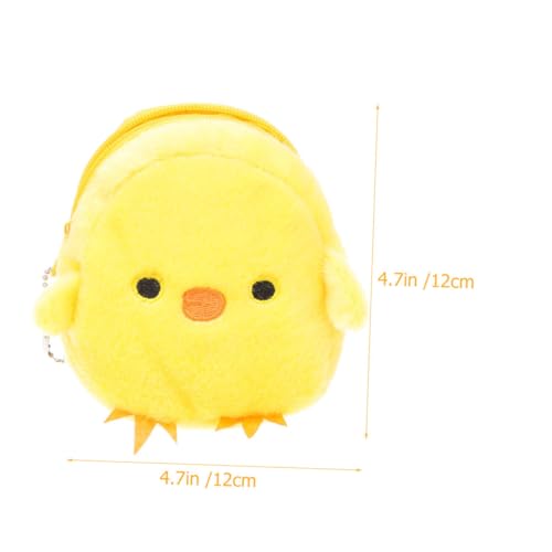 Little Yellow Chicken Coin Purse Easter Coin Purse Chick Chicken Small Easter Chicks Plush Change Storage Bag Perfect Present2