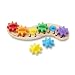 Melissa & Doug Rainbow Caterpillar Gear Toy With 6 Interchangeable Gears, Great Gift for Girls and Boys - Best for Babies, 18 Month Olds, 24 Month Olds, 1 and 2 Year Olds