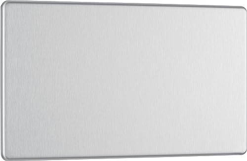 BG Electrical Double Screwless Blank Plate