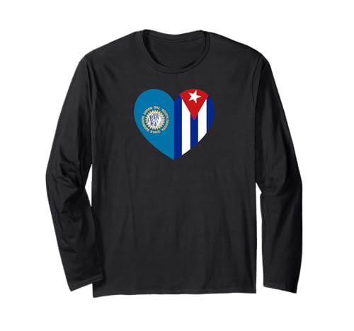 South Dakota and Cuba Flags: Heart Shaped Unity ����T�V���c