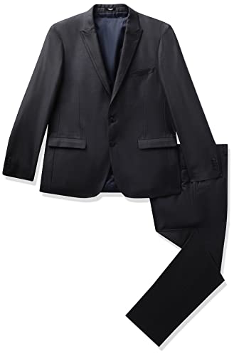 Image of Park Avenue Rayon Blend Men's Full Sleeve Super Slim FIT Medium Blue Formal Suit (PMDP04368-B5 38)