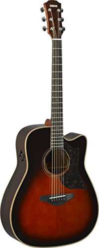 Yamaha 6 String Series A3R Acoustic-Electric Guitar-Rosewood, Tobacco Sunburst, Dreadnought Cutaway Tbs #TOP23