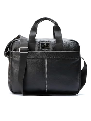 Image of Cross Mens Black Rozano Style Shoulder Side Laptop bag