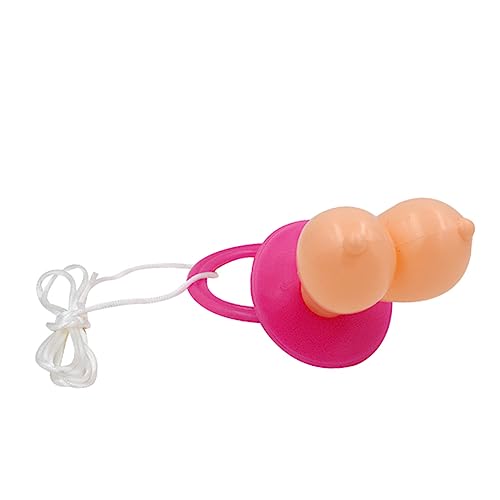 Healvian 3 Pçs Chupeta Festival De Pegadinhas Boob Engraçado Despedida De Solteira Anel De Chupeta C