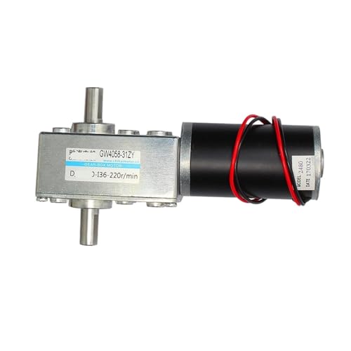 Moteur à engrenage à vis sans fin pour automatisation de volet roulant DC 12V 110rpm