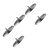 Itkcozcg 5 tapas de acero inoxidable inastillables fáciles de limpiar para bebidas calientes, universales, para botellas y tazas, tapa de bebida caliente