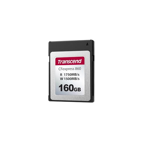 Transcend Cfexpress 860 - Scheda Di Memoria Da 160 Gb, Tipo B, Ts160Gcfe860