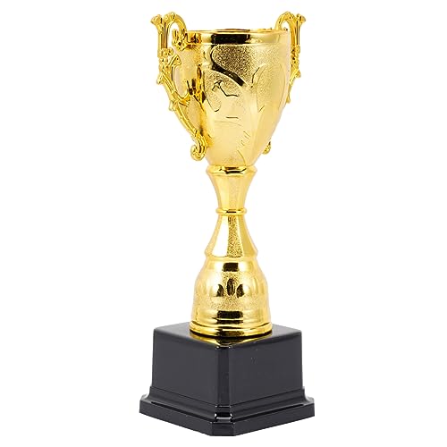 Toyvian Junge Mädchen-Pokal Aus Stabilem Kunststoff Goldfarben Für Sport Spielveranstaltungen Langlebig Glatte Oberfläche Als Preis Für Wettbewerbe Partys Und Schulische Auszeichnungen