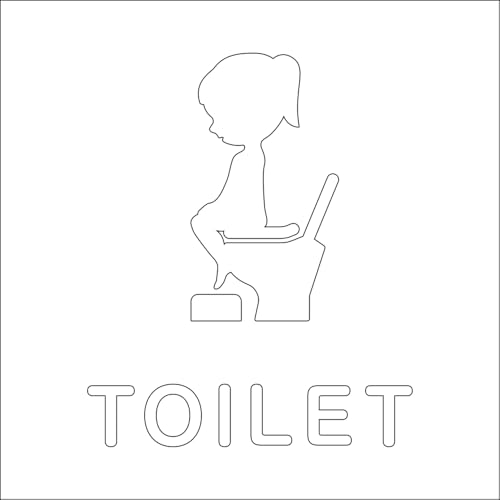 Kazuwa design L[gȃgCpTCXebJ[i ̎qj sNgO ē TOILET gCTC }[N p q TC V[ JbeBOXebJ[  킢 Vv OK  (zCgipV[