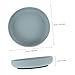 GLEAVI Silicone Scoop Plate with Cup Base for Elderly and Disabled Non- Spill Tableware for -Feeding Lightweight and Design